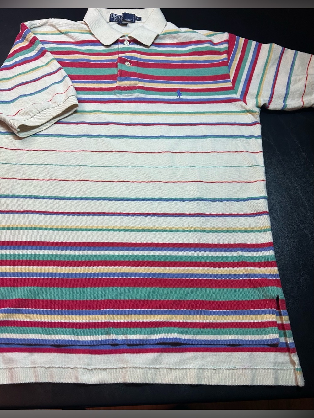 Polo By Ralph Lauren Polo Shirt Size M Multi Color Striped